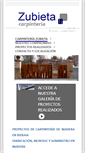 Mobile Screenshot of carpinteriazubieta.com